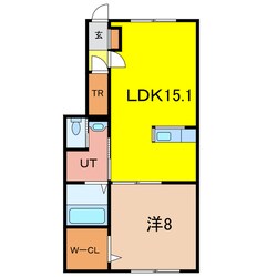 プラーサ神居Aの物件間取画像